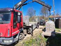 Iveco cu  macara hiab 4 tone