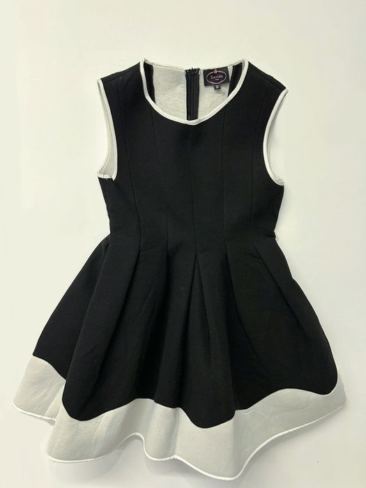 Трикотажное черно платье