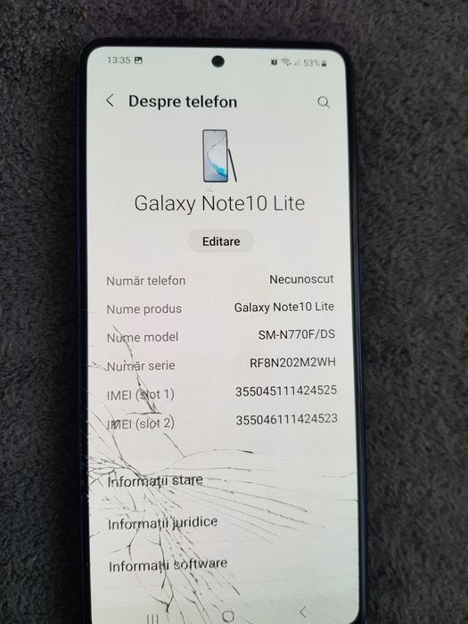 Samsung note10 lite