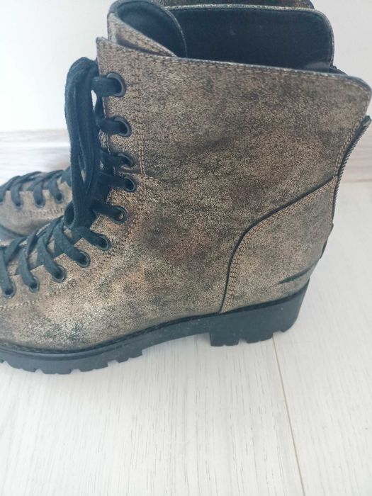 Ghete de damă Musette din piele naturală interior și exterior 36