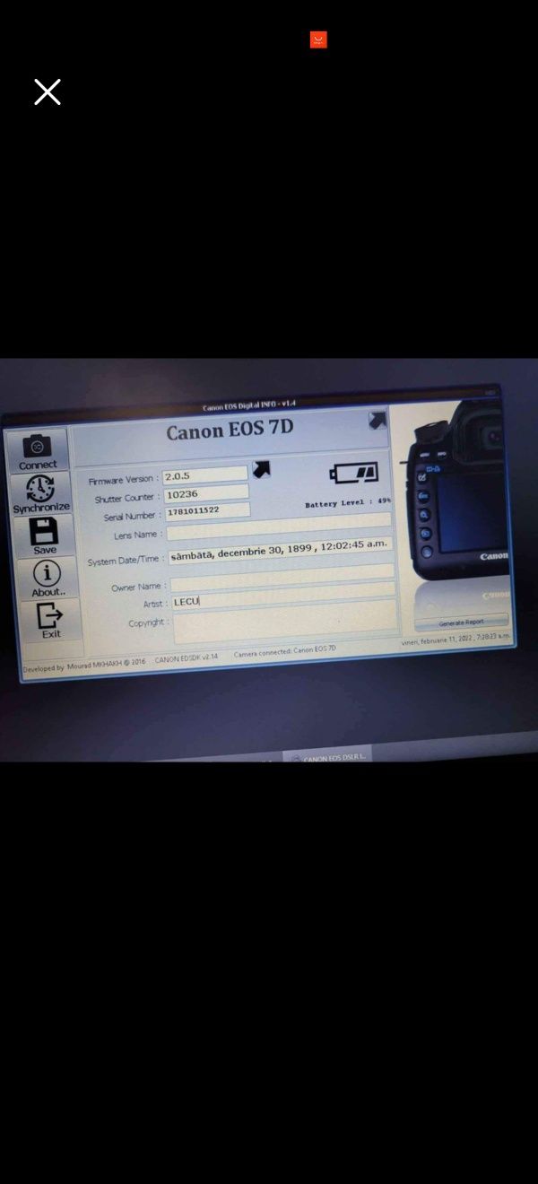 Canon Eos 7D DSLR