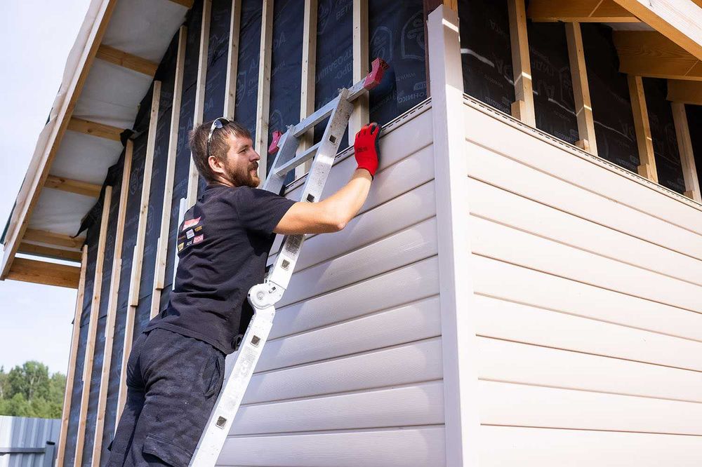 Прямо со склада! сайдинг металлосайдинг обшивка дома сайдингом Конаев