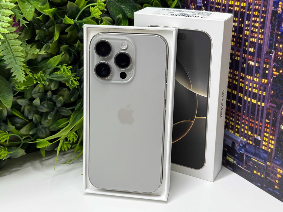 ! Като НоВо ! iPhone 16 Pro 256GB 100% Гаранция 2г