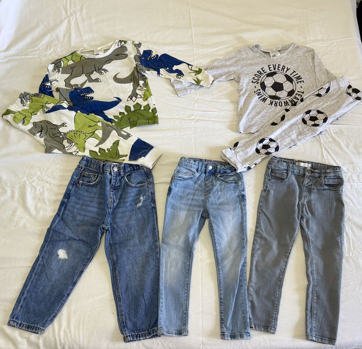 Блузи,панталони, пижами Zara, H&M,  104-110 размер