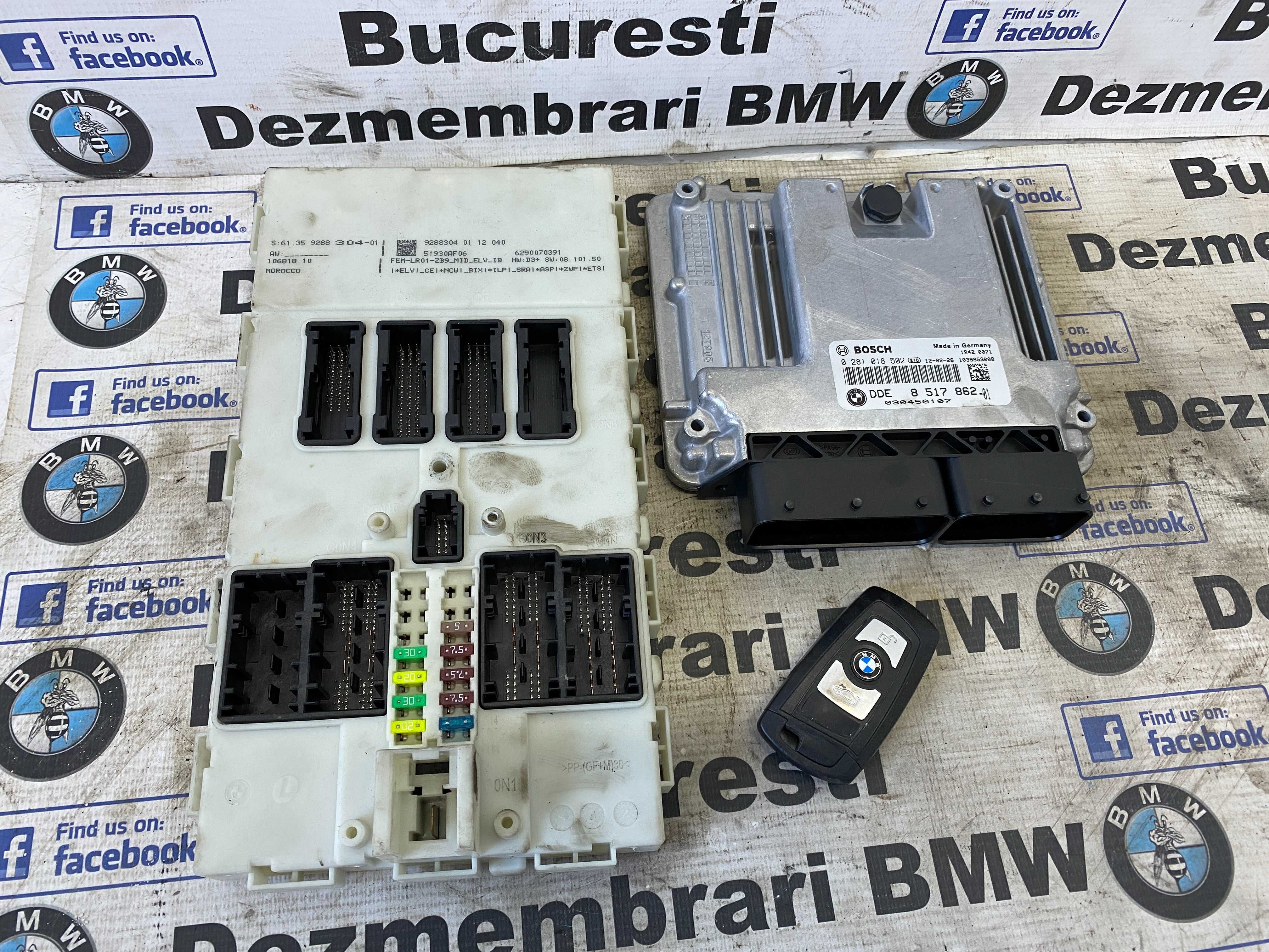 Kit pornire,ECU,FEM calculator motor BMW F20,F30 120d 320d 184cp