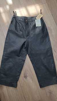 pantaloni piele naturala dama vintage s/m