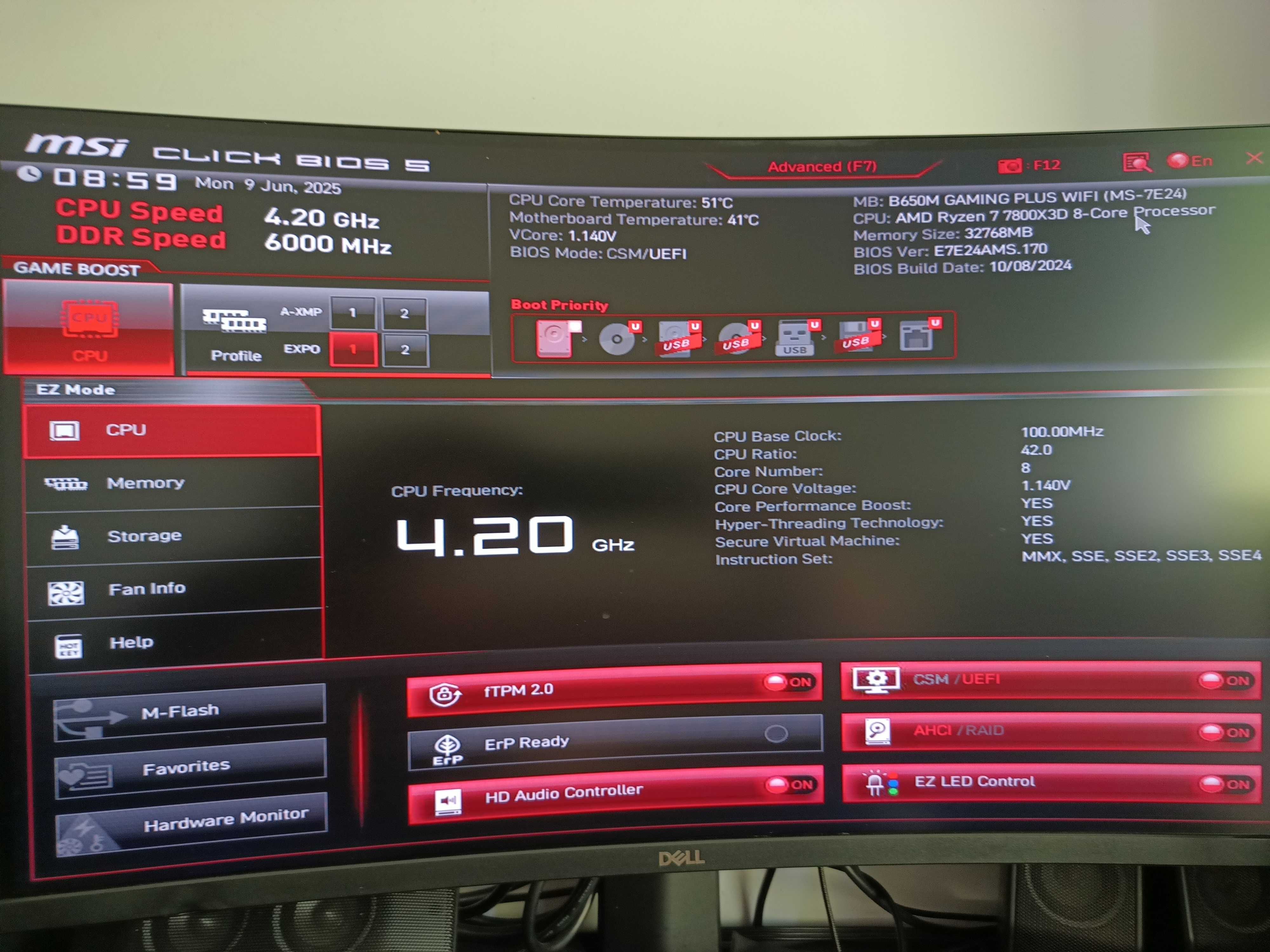 PC Gaming Ryzen 7 7800 3xd