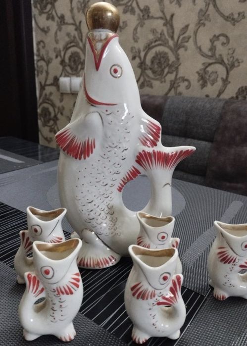 Рыбки набор фарфоровые СССР