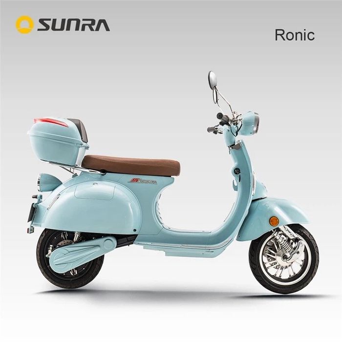 Scuter Electric 3000w Luxury Classic Retro Blue