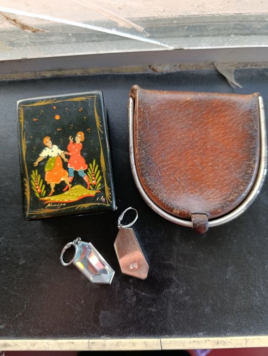 Антикварная шкатулочка ручной работы редкая