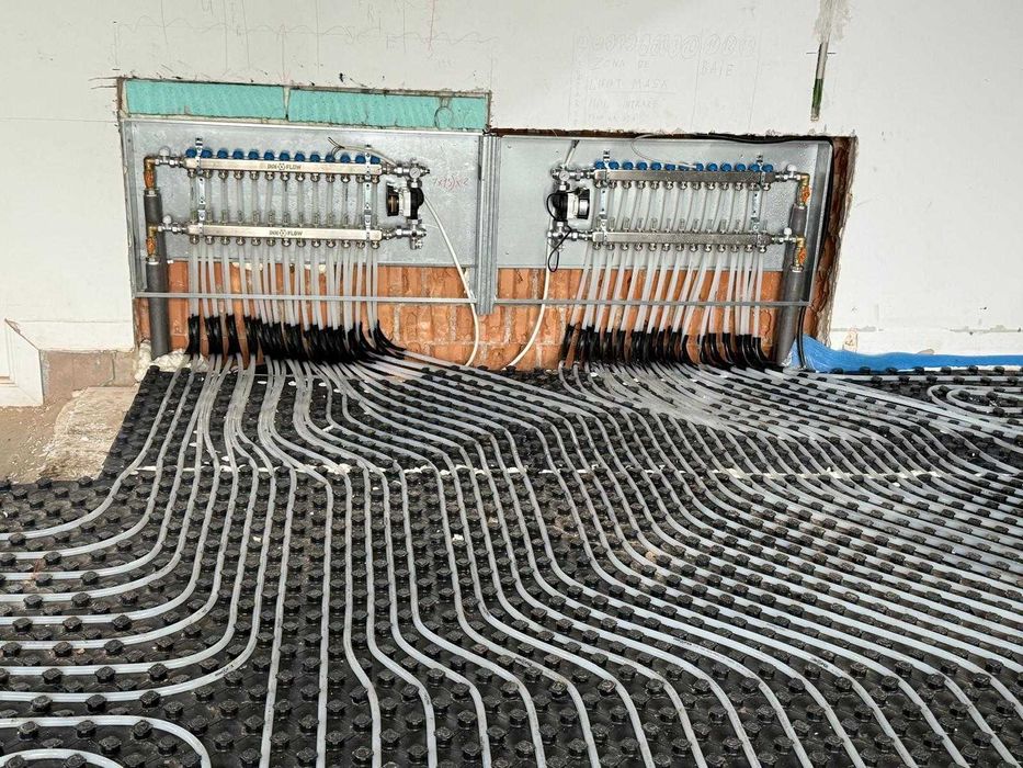 Montare, instalare pardosea calda