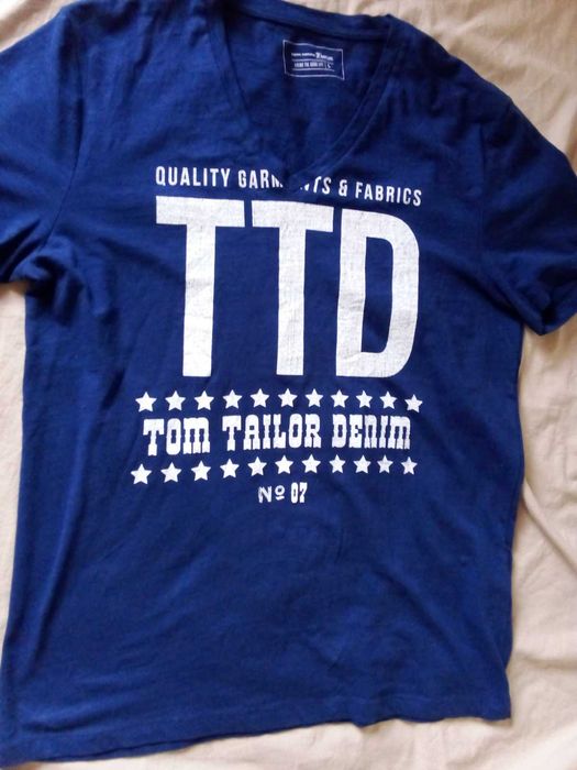 Tom Tailor Denim нова памучна тениска
