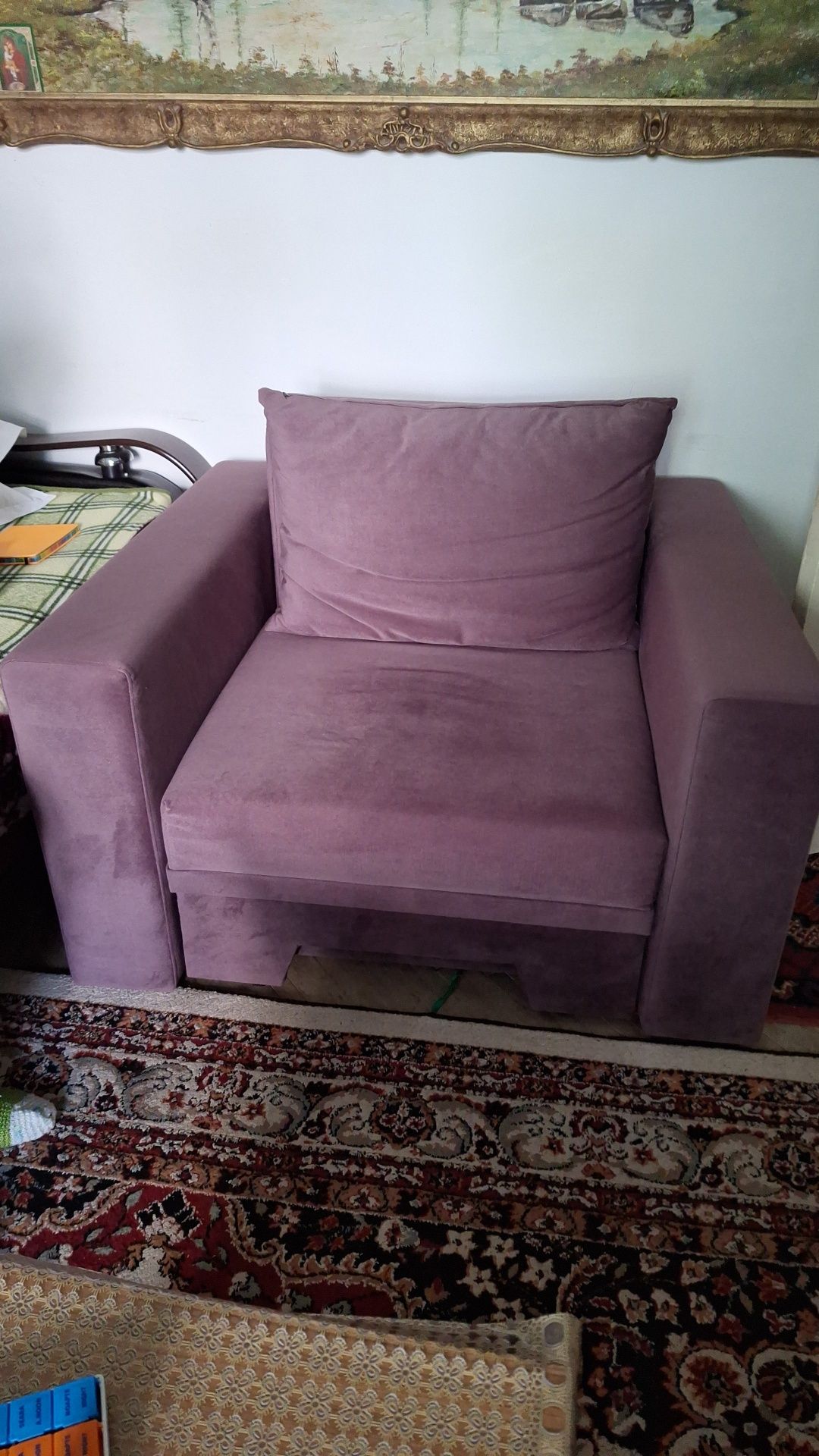 Fotoliu-pat nou, folosit de două ori, preț 1100 lei, ușor negociabil.