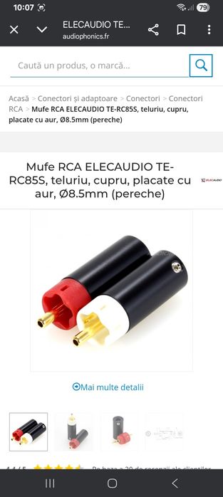 Cablu interconect argint solid