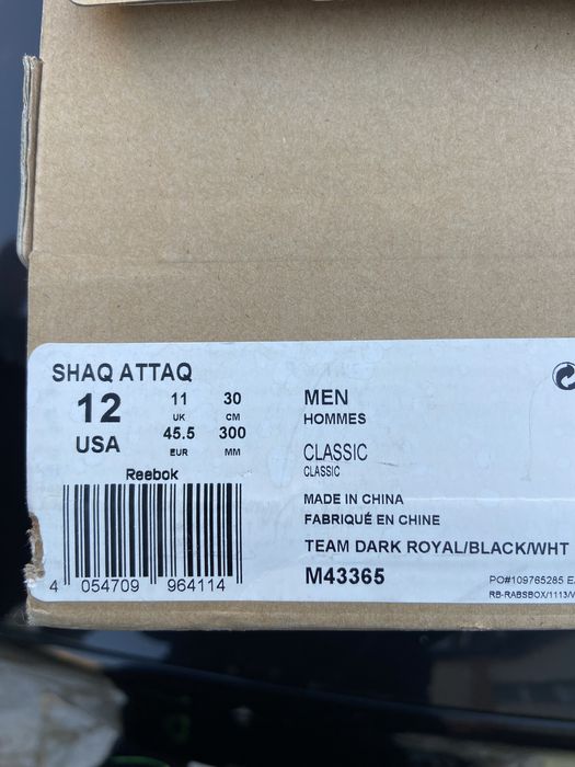 Маратонки Reebok clasik pump Shakue attck