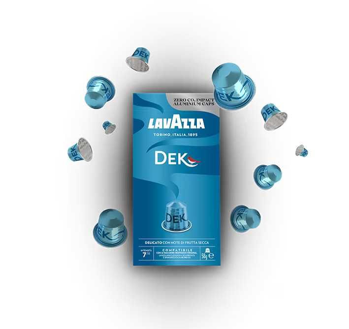 Кафе LAVAZZA nespresso DEK 10бр внос ИТАЛИЯ