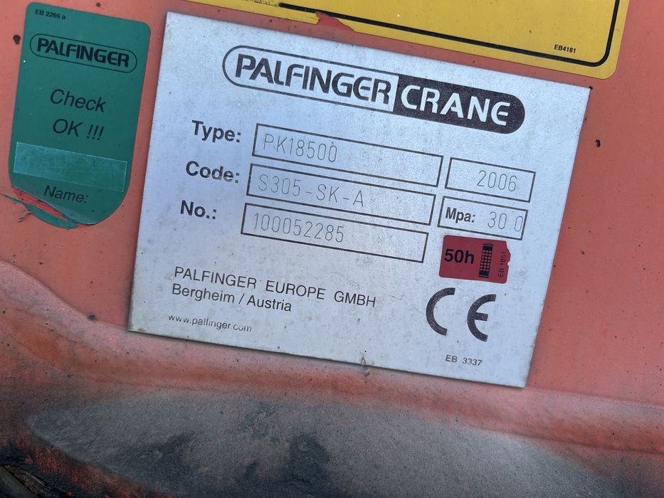 Macara Palfinger PK 18500 telecomanda