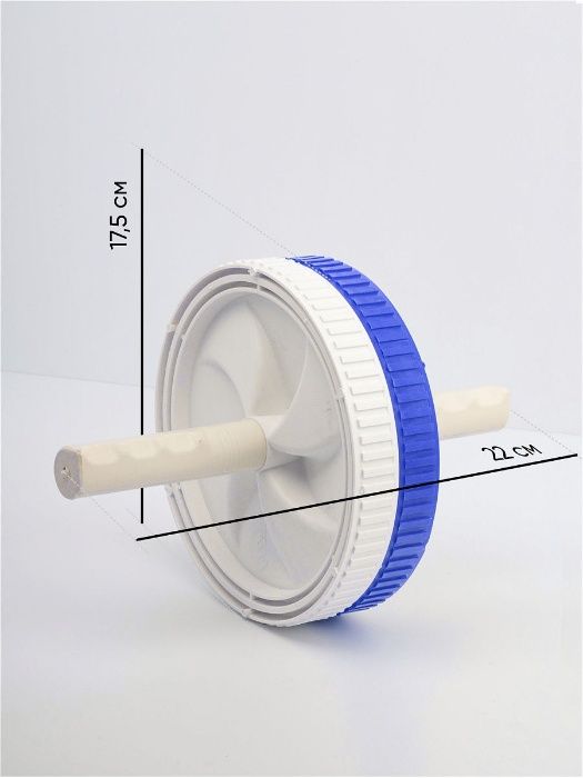 Ролик гимнастический с двумя колесами