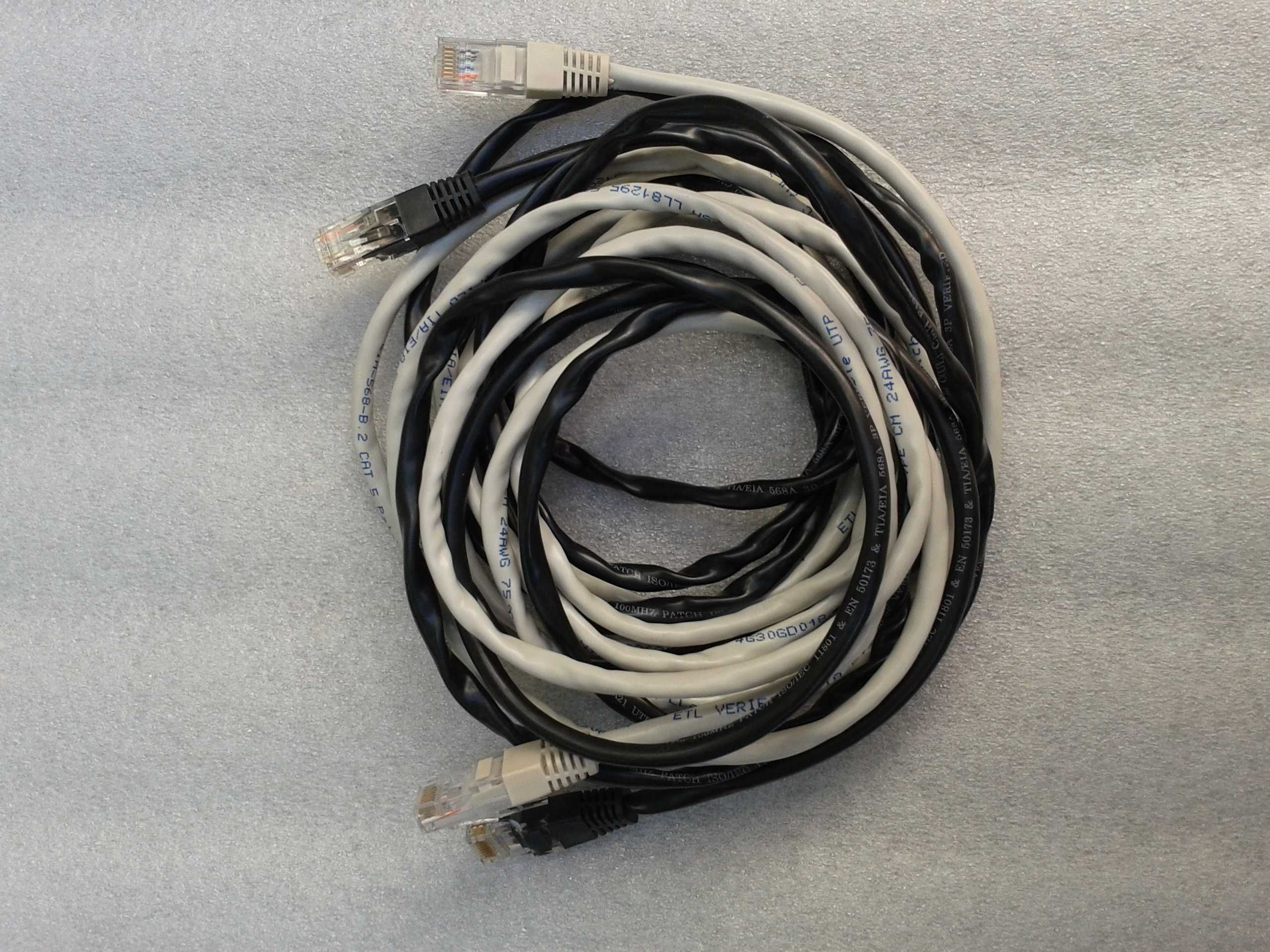 Cabluri FTP lan-internet RJ-45, 3 metri, 2 bucati