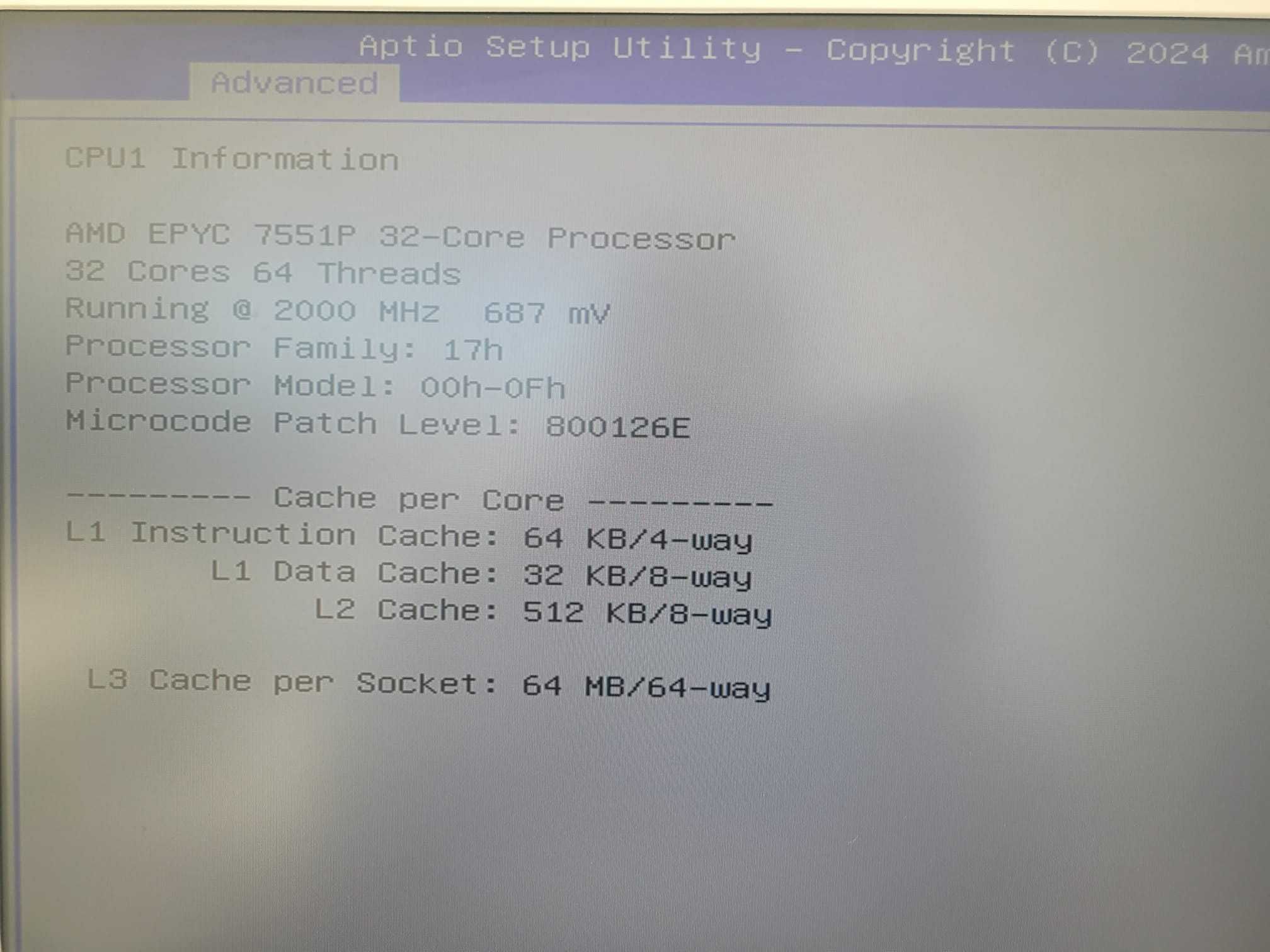 Server Supermicro H11SSL-i + EPYC 7551P