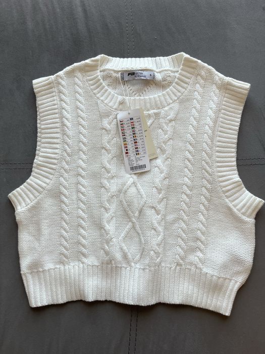 НОВО жилетка/ плетево