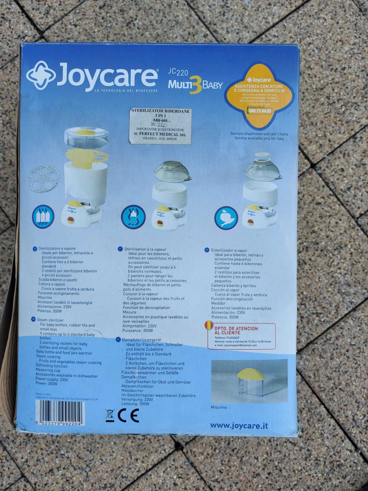 Vand sterilizator cu incalzitor mancare bebelusi Joycare