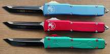 Автоматичен нож Microtech ultratech / 3 цвята , черно острие /