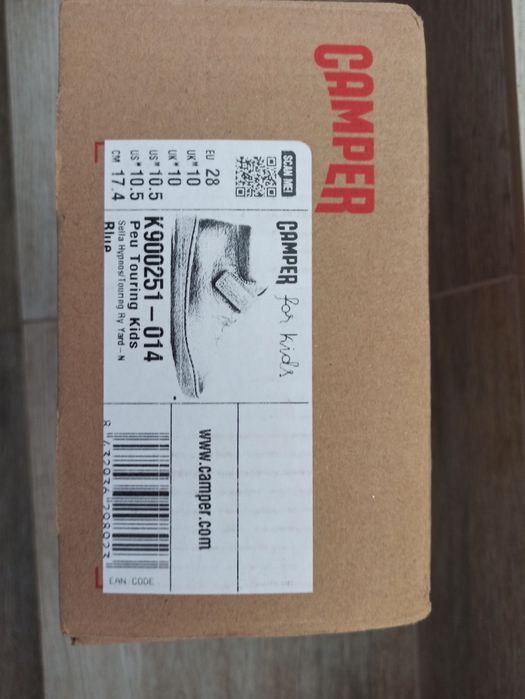 Camper Кожени обувки Camper, Peu Touring 8523 с велкро