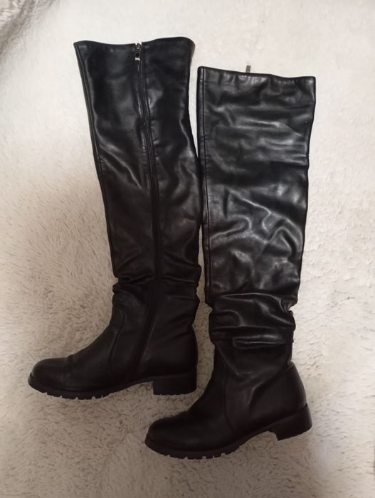 Демисезонные Высокие ботфорты 41 размер