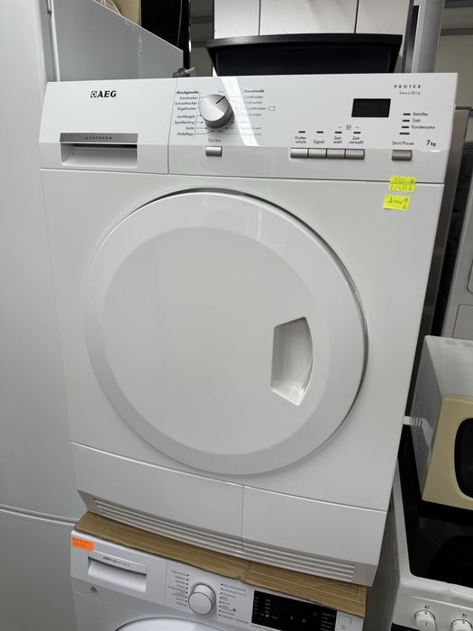 Сушилня Aeg 7кг  А+++ термопомпа /кондезнa Перфектна GERMANY Гаранция