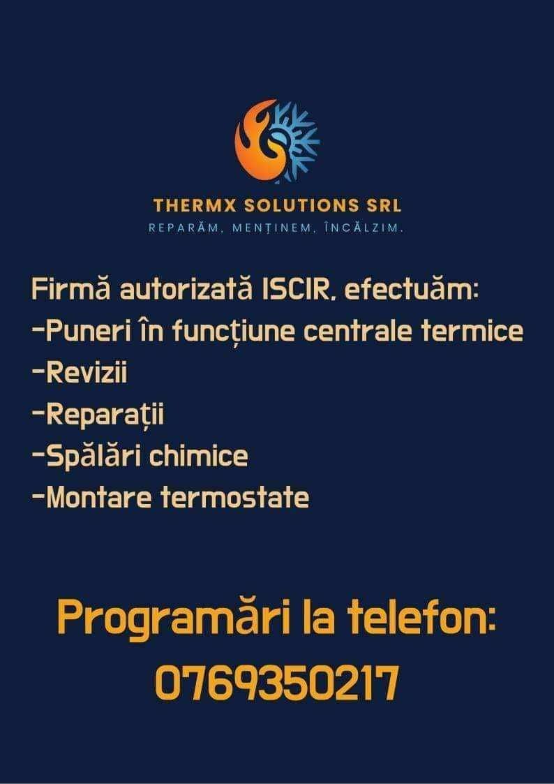 Revizii, reparații și vânzări centrale termice