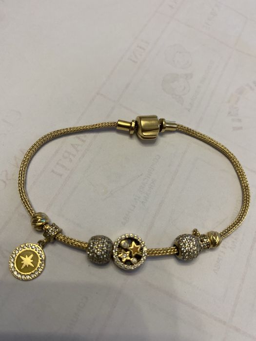 Brățară Pandora aur 18k – 11 g, 18 cm
