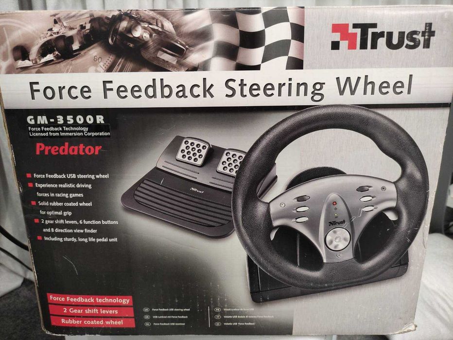 trust steering wheel GM - 3500 feedback