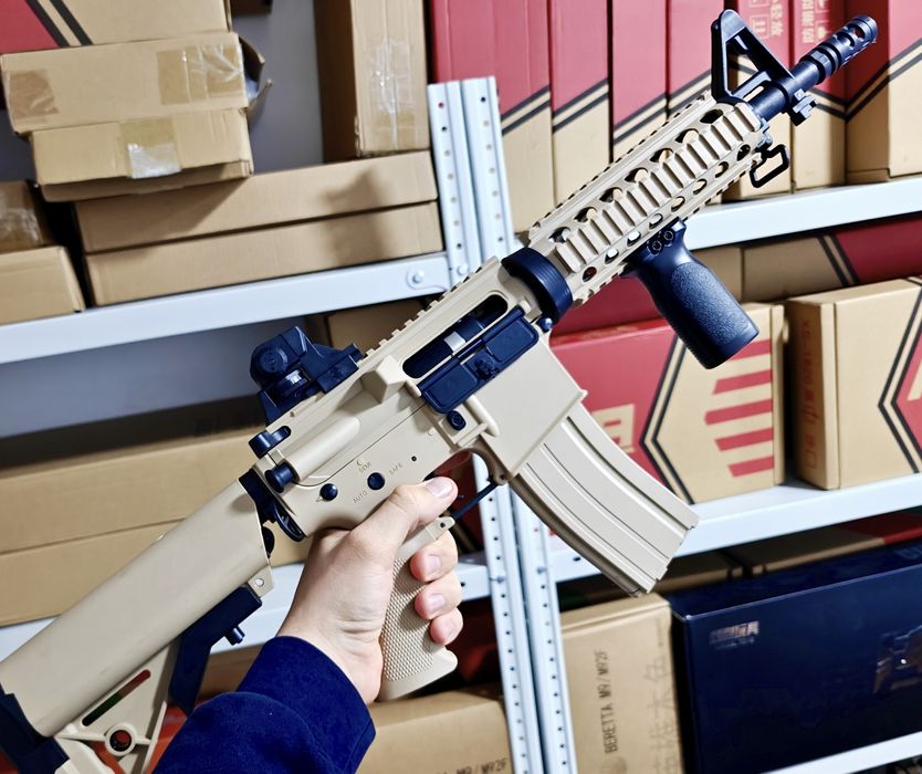 Орбизный автомат M4 CQBR (М4 КОБР) Бластер с орбизами профессиональный