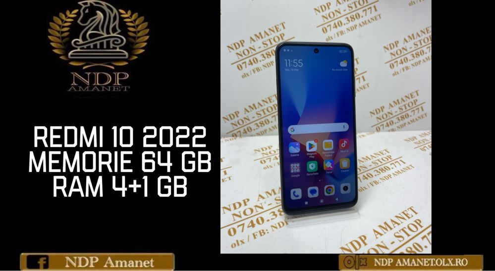NDP Amanet NON-STOP Calea Vitan Nr.121 Xiaomi Redmi 10 2022 (19192)