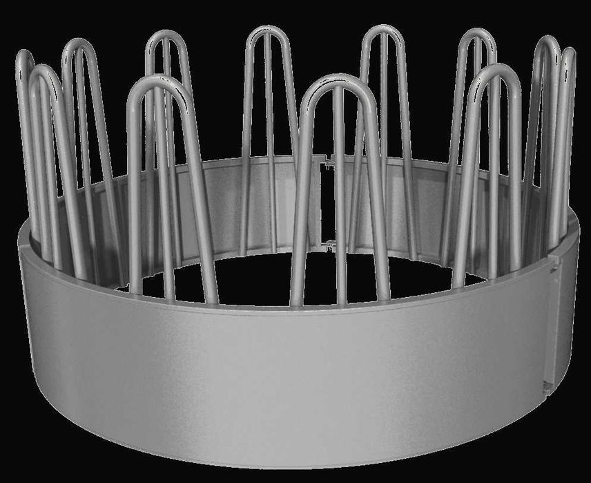 Iesle cilindrica 12 locuri, zincata