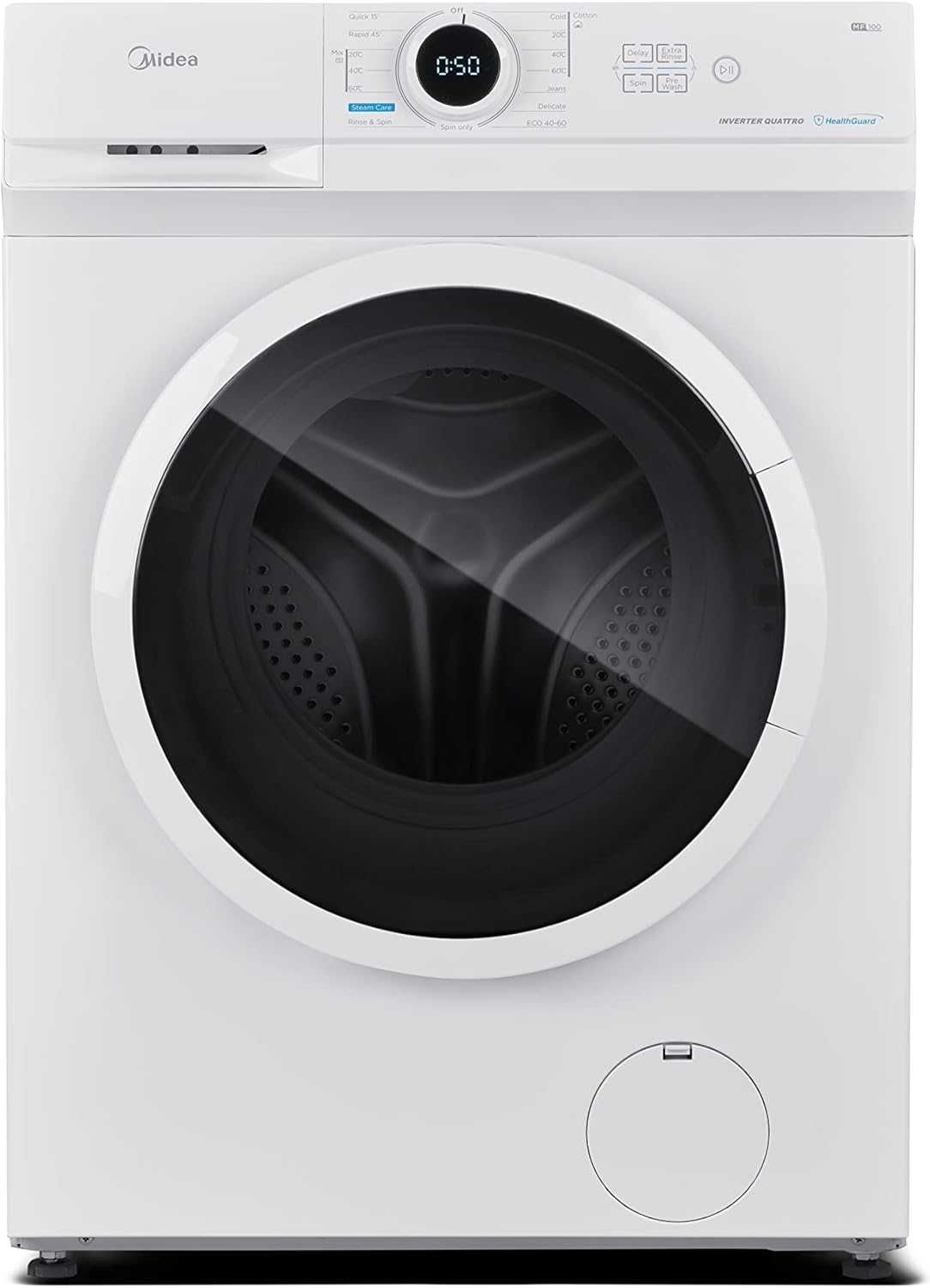 Пералня Midea MF10EW80B – 8 кг, 1400 об/мин,  нова, внос от ЕС