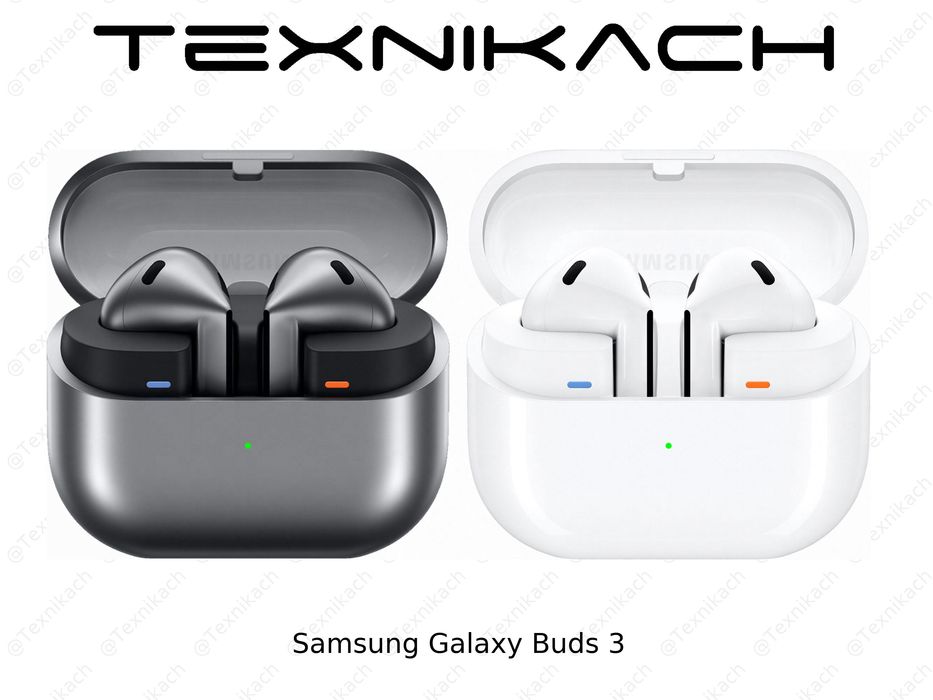 Новый • Samsung Galaxy Buds 3 • Оригинал • Silver • White • Доставка