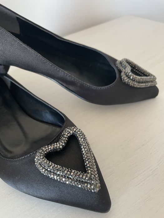 Balerini negri din satin