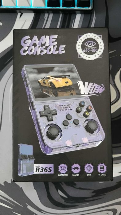 R36S 128ГБ портативна игрова конзола ОРИГИНАЛНА