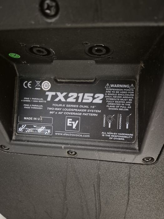 Sistem audio profesional.