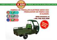 Triciclu Electric EEC persoane adulte - offroad/optional & cabina