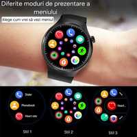 Smartwatch Bluetooth HD: apel/mesaje. Mod sport/fitness. Android&IOS.