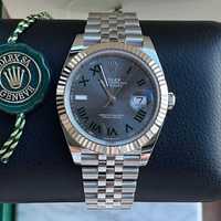 Rolex Datejust 41 mm/Silver Luxury 2024 Automatic Wimbledon Edition