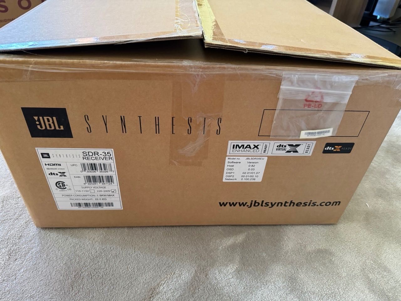 JBL Synthesis SDR 35 аудио-видео ресийвър с HDMI 2.1 борд