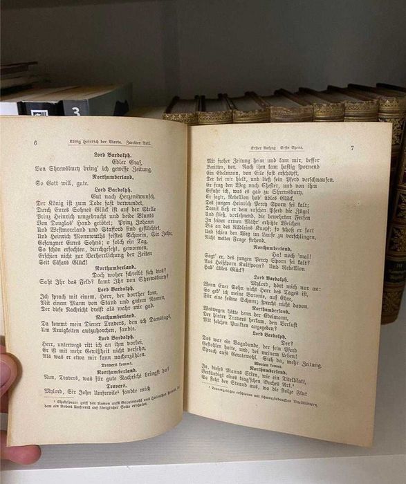 Carte veche - Colectie carti William Shakespeare in limba germana