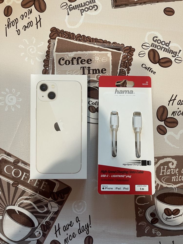 Iphone 13 128gb бял 100% капацитет батерия