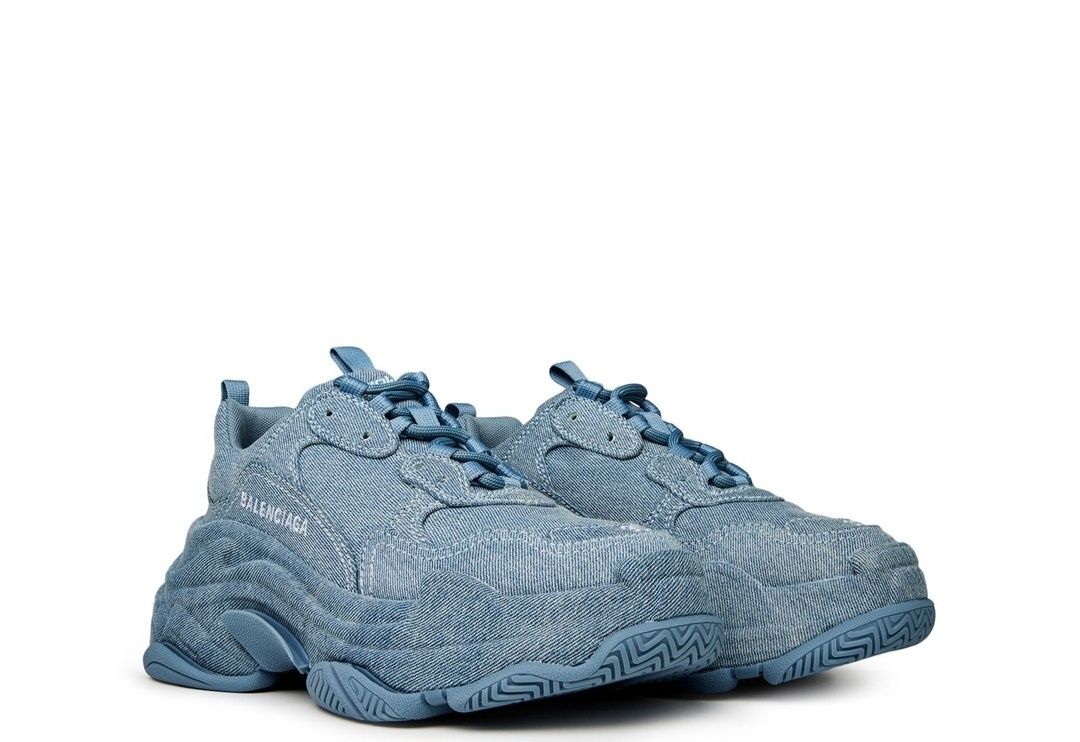 Последен номер ! Дамски маратонки Balenciaga Triple S Denim размер 38