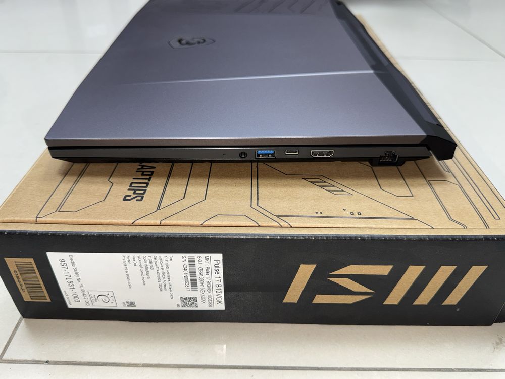 Геймерский ноутбук MSI Pulse 17,3” i9-13900H, RTX4070/8Gb, 16Gb DDR5