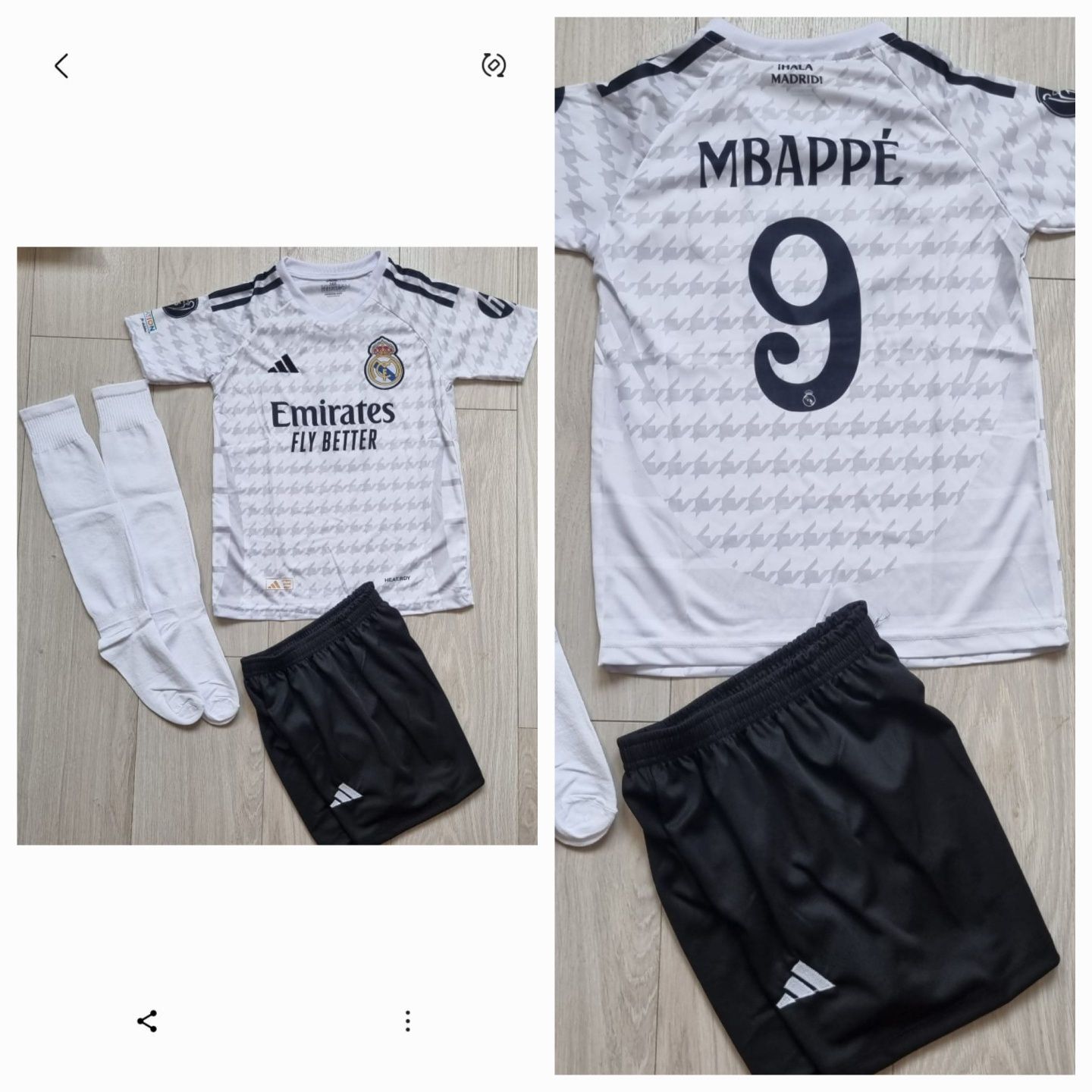 Echipamente fotbal copii 4/14ani ,Mbappe,Real Madrid